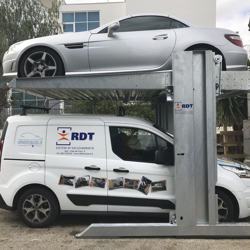 Plateforme pour parking inclinée - DOUBLER - RDT Elevazione - électrique / hydraulique / mécanique