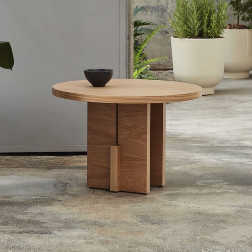 Table basse contemporaine - BARDI - Hobby Flower - en chêne / en frêne / avec piètement en bois