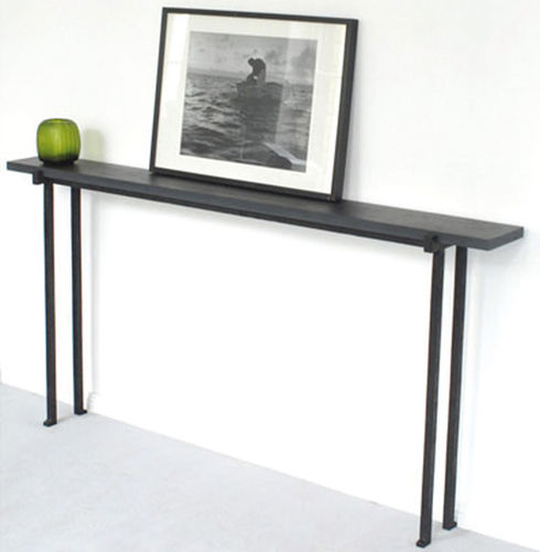 Console contemporaine - IRMA - Atelier Stefan Leo - en verre / en fer forgé / en bronze
