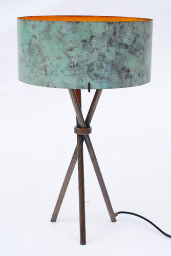 Lampe de table - CROISETTE - Atelier Stefan Leo - en bronze / contemporaine / d'intérieur