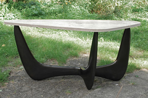 Console contemporaine - SANDY - Atelier Stefan Leo - en bronze / en travertin / résidentielle