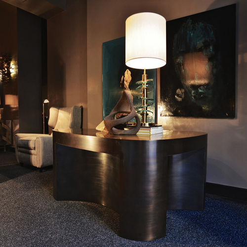 Bureau contemporain - LUTETIA - Atelier Stefan Leo - en bronze