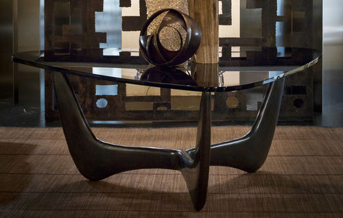 Table à manger contemporaine - SANDY - Atelier Stefan Leo - en bronze / résidentielle / d'intérieur