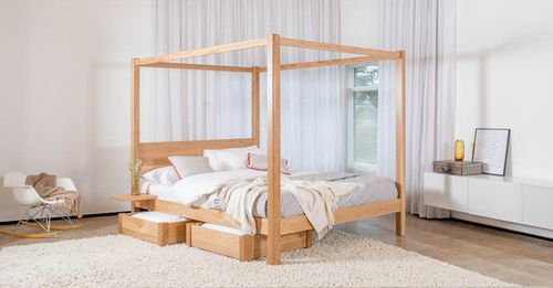 Lit à baldaquin - CLASSIC - Get Laid Beds - double / contemporain / avec tables de chevet