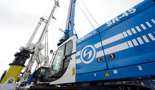 Foreuse à moteur diesel - SR-45 - SOILMEC S.P.A. - rotative / fond de trou / pour chantier de construction