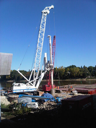 Grue hydraulique - SA-40  - SOILMEC S.P.A. - sur chenilles / pour chantier de construction