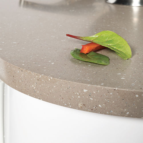 Plan de travail en Solid Surface - AMAZONIA BROWN - Minerva Work Surfaces - de cuisine