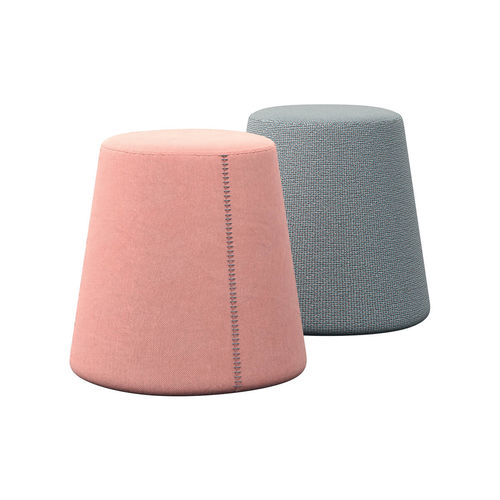 Pouf contemporain - ELLO - nidi - en tissu / rond / pour enfant