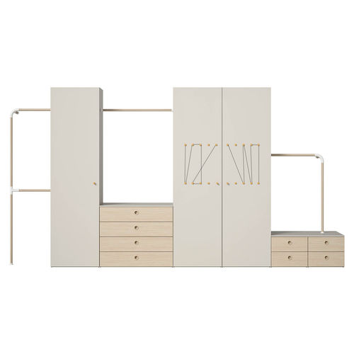 Armoire contemporaine - LOOP - nidi - à portes battantes / pour enfant / à tiroir