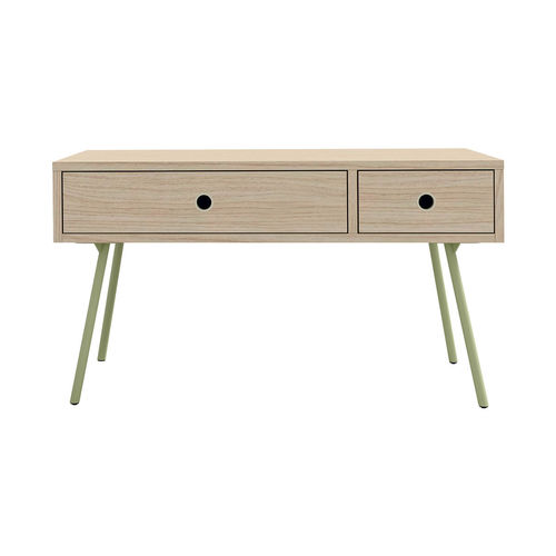 Table de chevet contemporaine - LUCE - nidi - en bois / rectangulaire / avec tiroir