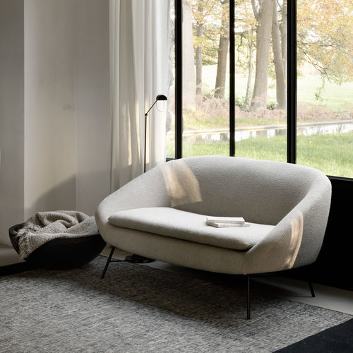 Canapé contemporain - Barrow  - ETHNICRAFT - en tissu / avec accoudoirs / avec coussin amovible