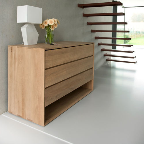 Commode contemporaine - Nordic - ETHNICRAFT - en chêne / rectangulaire / avec tiroir