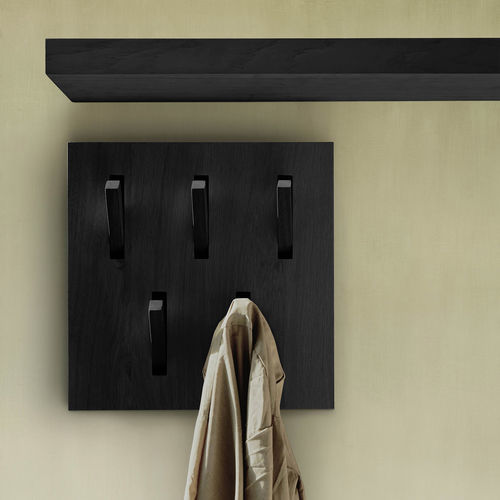 Porte-manteau mural - Utilitile  - ETHNICRAFT - design minimaliste / en chêne / noir