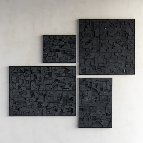 Tableau décoratif en bois - Bricks  - ETHNICRAFT - contemporain