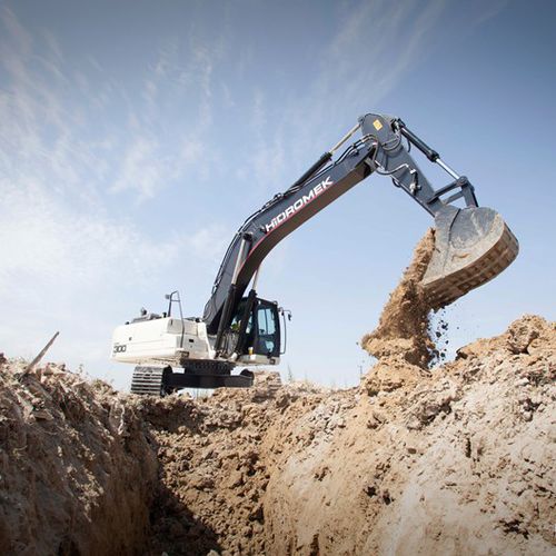 Pelle sur chenilles - HMK 300 LC PLUS - HIDROMEK - compacte / à faible consommation de carburant / ergonomique