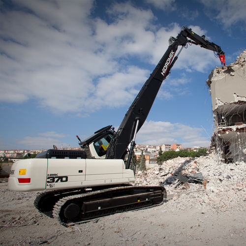 Pelle sur chenilles - HMK 370 LC D  - HIDROMEK - à faible consommation de carburant / de démolition / pour chantier