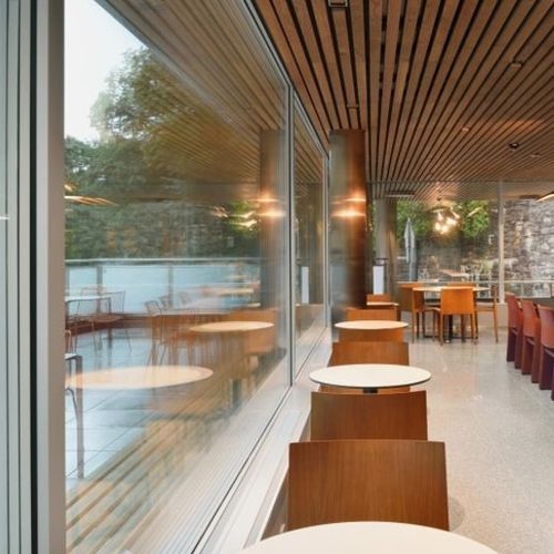 Panneau en verre structurel - Q-AIR - REFLEX - transparent / pour bâtiment / pour brise-soleil