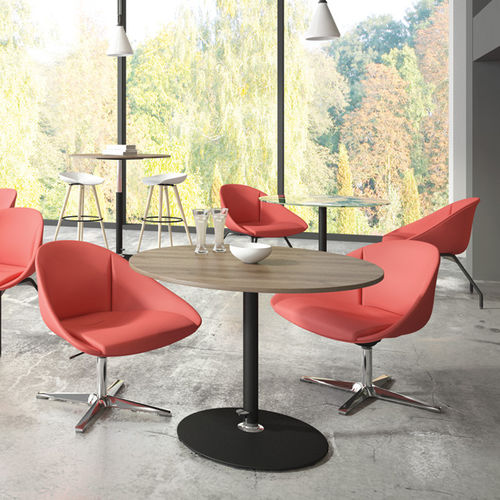 Chaise contemporaine - Sable - Bristol - d'intérieur / en tissu / avec piètement en métal