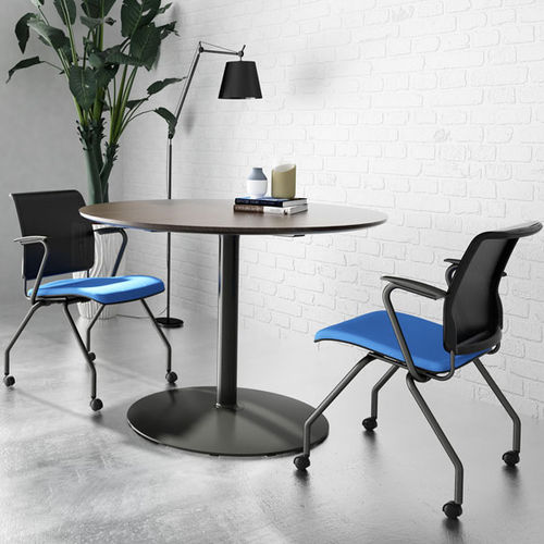 Chaise contemporaine - Kleiber Air - Bristol - d'intérieur / en tissu / avec piètement en métal