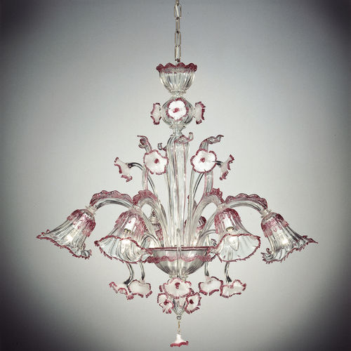 Lustre classique - CAVALLI - Made Murano Glass - en cristal / en verre vénitien / en fil de métal