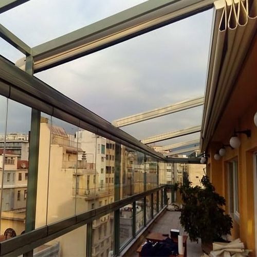 Pergola adossée - IN ATHENS - Atrio Glass Doors - en verre / en PVC / sur mesure