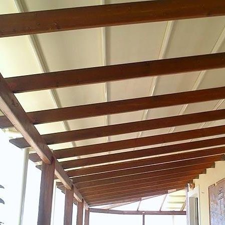 Pergola adossée - AT KASTELA - Atrio Glass Doors - en bois / en métal / sur mesure