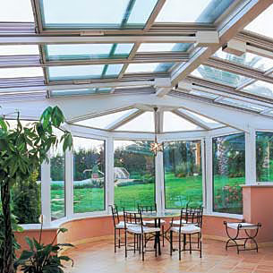 Toiture en pente - SUNROOFS - Atrio Glass Doors - plate / arrondie / en verre