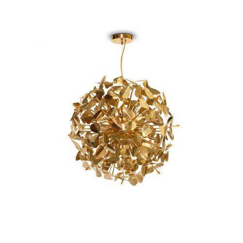 Plafonnier contemporain - McQUEEN GLOBE - Insplosion - sphérique / en cristal Swarovski® / en laiton