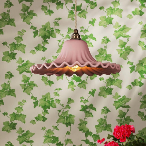 Suspension - ASTRID  - David Hunt Lighting - en métal / en laiton / en porcelaine