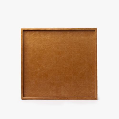 Plateau de service en cuir - CLEIA - Aura London