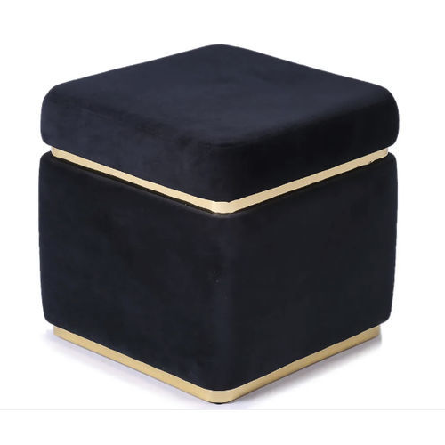 Pouf contemporain - Auris - Fertini Casa - en velours / en cuir / carré