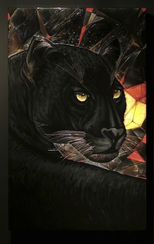 Tableau décoratif acrylique - The Panther - Fertini Casa - contemporain