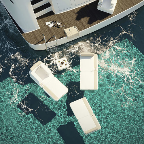 Bain de soleil contemporain - Fascínio - Fertini Casa - en simili cuir / de piscine / pour bateau