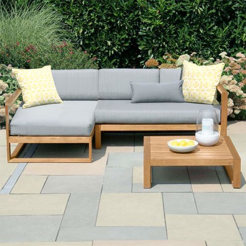 Canapé modulable - CASITA : 9087 - COUNTRY CASUAL TEAK - contemporain / de jardin / en tissu