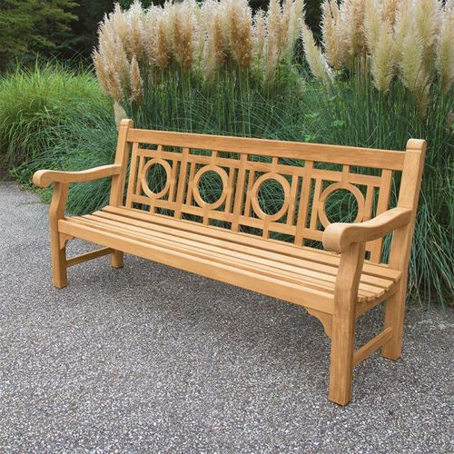 Banc contemporain - LEAGRAVE  - COUNTRY CASUAL TEAK - en teck / en bois de feuillus / avec dossier