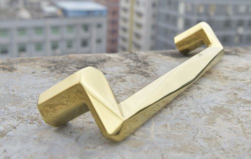Poignée de tirage pour porte coulissante - BH464 - HOPO Inc - en inox / contemporaine / aspect doré