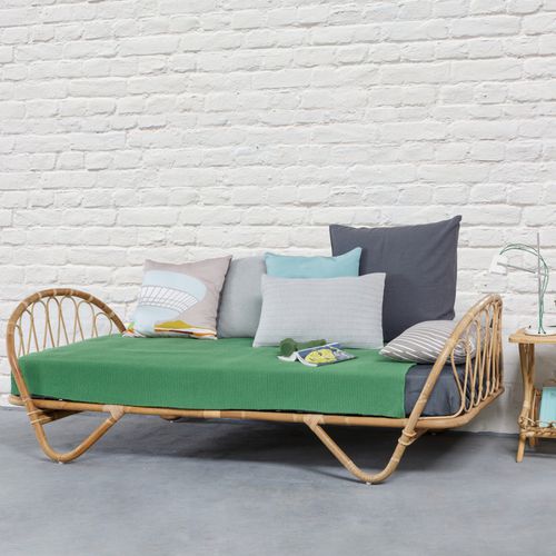 Lit simple - CORBEILLE - KOK Maison - contemporain / avec tête de lit / sur mesure
