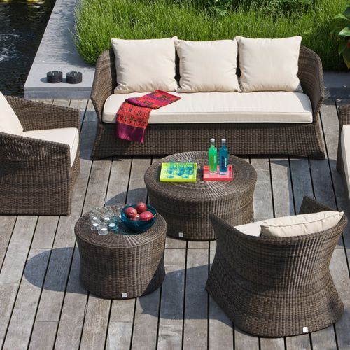 Canapé contemporain - ZENITH - KOK Maison - de jardin / en tissu / avec accoudoirs