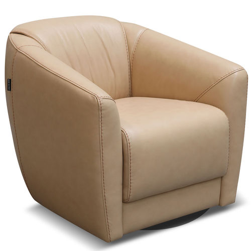 Fauteuil contemporain - MILLY - Rossini - en cuir