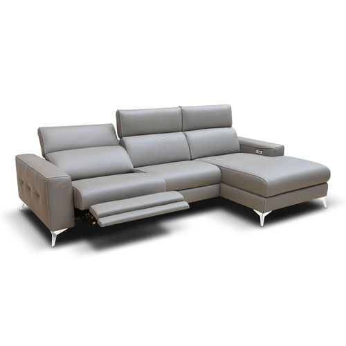Canapé modulable - EMMA - Rossini - contemporain / en cuir / inclinable