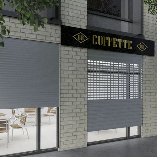 Volet roulant - MAXISEGUR-80 - Persax - en aluminium / pour façade / de sécurité