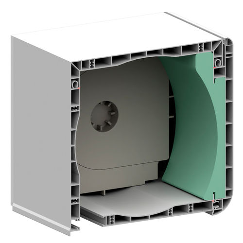 Linteau/coffre en PVC - ENERGY CUBE - Persax - isolant / pour volet roulant