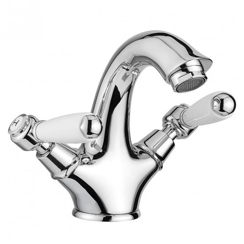 Mélangeur de vasque - BDM-MBR-301-W - BAGNODESIGN - à poser / en métal chromé / de salle de bain
