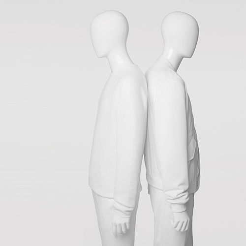 Mannequin de vitrine homme - ELEGANT ESSENTIALS - HANS BOODT MANNEQUINS - mode / en résine / blanc