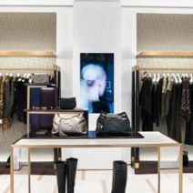 Présentoir pour vêtements - LUXURY  - IDW PARIS - en bois / en métal / table