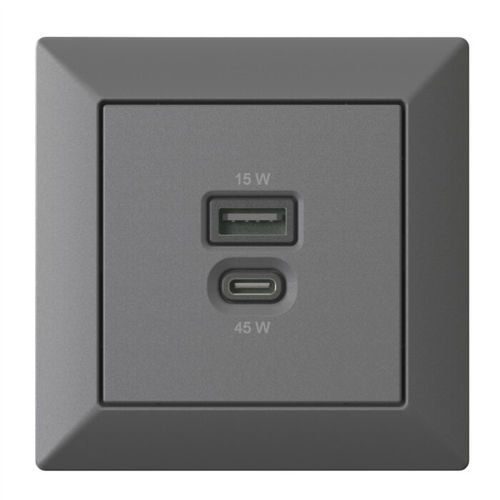 Prise USB - 6530x0101 - Bodo Ehmann GmbH - murale / en saillie / contemporaine
