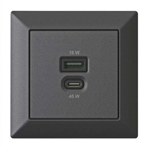 Prise USB - 6520x0101 - Bodo Ehmann GmbH - murale / en saillie / contemporaine