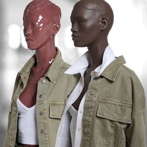 Mannequin de vitrine femme - 149 ONE WORLD FACETS - WINDOW FRANCE - abstrait / marron / professionnel