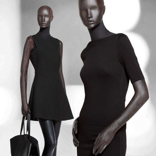 Mannequin de vitrine femme - 80 ABSOLUTE TAILOR MADE - WINDOW FRANCE - abstrait / assis / haut de gamme