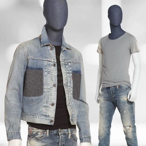 Mannequin de vitrine homme - 49 TAILOR MADE - WINDOW FRANCE - abstrait / en tissu / en bois massif
